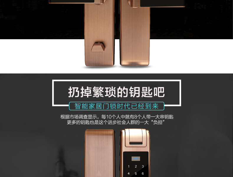 豪力士智能鎖廠(chǎng)家-新品D8202F上市
